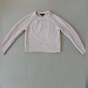 Banana Republic Chunky Knit Sweater Blush Pink Crewneck Size Small